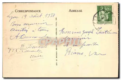 Lyon - Mosty i nabrzeża Rony - LL. - 70 — Rewers
