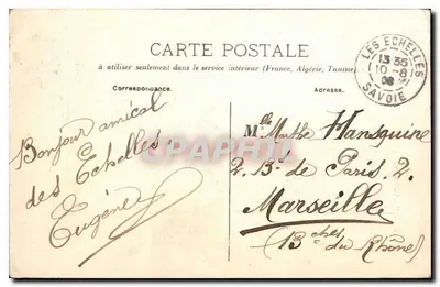 Les Échelles (Savoie) — As Gorges de Chailles — C.89 — Verso