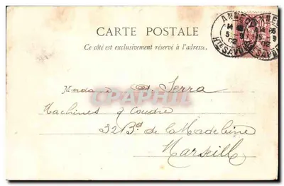 Castelo de Nemours — Annecy — editor Titter, n° 251 — Verso