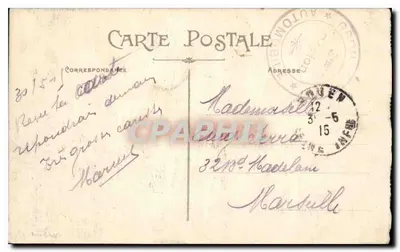 BONSECOURS — Katedra — Zestaw — CV 601 — Okolice ROUEN — Rewers