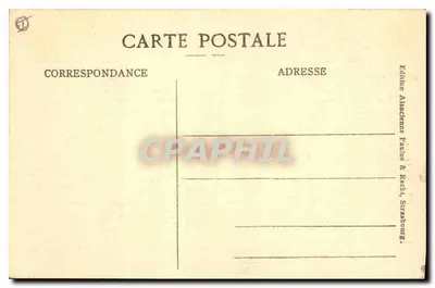 Mont Sainte-Odile — Wydawca Alzacki Paulus & Rech, Strasbourg — nr 680 — Rewers