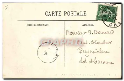 Bourges — Południowa fasada Pałacu Jacques-Cœur — LL. — Rewers