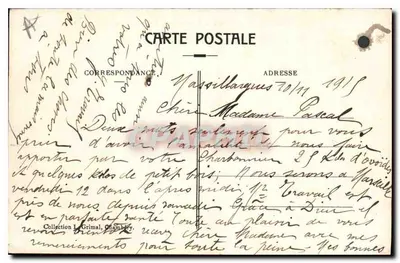 Aix-les-Bains (Savoie) — Vue générale, le Lac du Bourget — éditeur non identifié, n° 2552 — Rewers