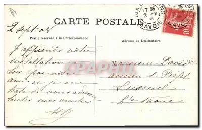 Aix-les-Bains — Villa kwiatów — Rewers