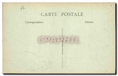 Aix-les-Bains - Templo Romano chamado « de Diane » — editor B. F., Paris, n° 46 — Verso
