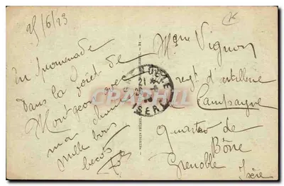 Le Havre — O Anteporte no momento da maré — JNDROL, n° 572 — Verso
