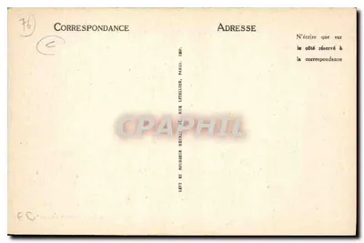 Le Havre - Kap La Hève - Falaise — Wydanie specjalne 'Aux Touristes' - nr 336 — Rewers