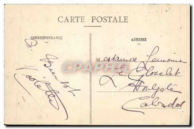 Le Havre — La Nouvelle Entrée du Port — C. V. 2066 — Reverso