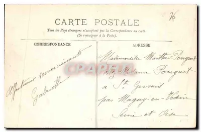 Le Havre — Jardin Public i Rue de Paris — LL. — nr 76 — Rewers