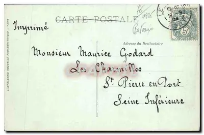 Le Havre — Entrada do Navio de Trouville — LL. — Imprensa Nova — n°116 — Verso
