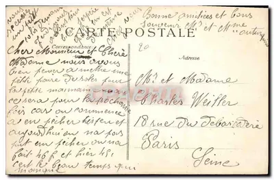 Le Havre — La 'Provence' in tempesta — Editore S.P. n°34 — Verso