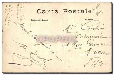 Le Havre — Statek przy brzegu — Ratunek kilku utonąłych — S.R.A. n°165 — Rewers