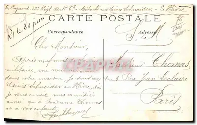Le Havre - Praça Gambetta e Bassin do Comércio — L'Hirondelle, Paris, n°1028 — Verso