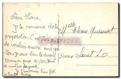 Le Havre — Kap Hève i Falaise — wydawca anonimowy, nr 17 — Rewers