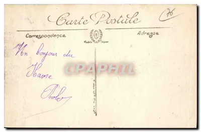 Le Havre — Molo d'Orléans e Porto del Commercio — LL. n°196 — Verso