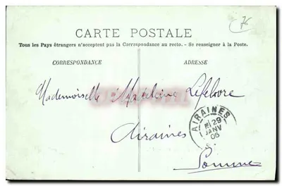 Le Havre — O Bassin do Comércio — LL — Verso