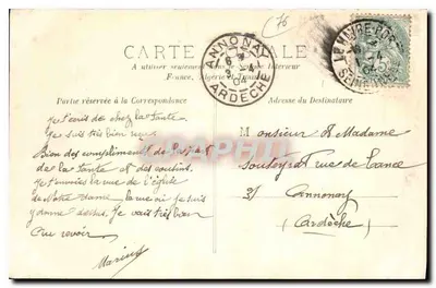 Le Havre — L'Église Notre-Dame — N.G. — N°12 — Verso