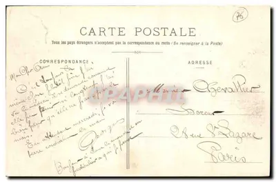 Sainte-Adresse — Molozy — L. i L., Haute — Rewers