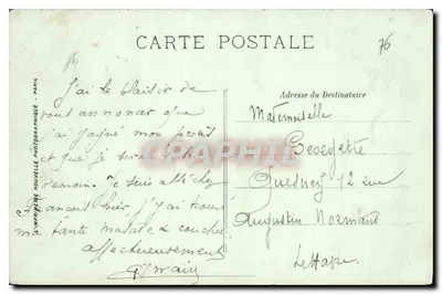 Le Havre — Sainte-Adresse — Os Faróis da Hève — LL. — Verso