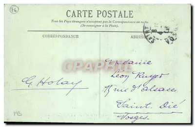 Le Haïre — Boulevard Maritime und Cap de la Hève — LL. n°255 — Rückseite