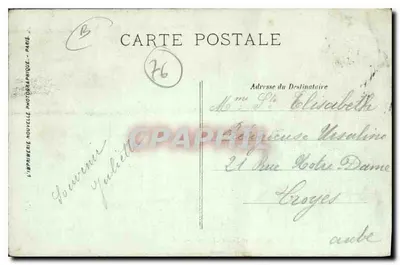 Le Havre — Cap de la Hève i Sainte-Adresse — LL. — Nowa Fotograficzna Wydawnictwo, Paryż — Rewers