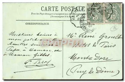 Le Havre — Die Börse und die Brücke — LL. n°84 — Rückseite