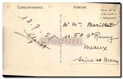Le Havre — Die Gärten des Rathauses — LL — Rückseite