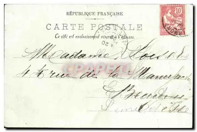 Le Havre — Desembarque do navio de Trouville — Augustin Normand, LL. — Verso