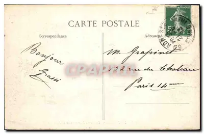 Le Havre — Bulwar Morski i Hève — Wydawca E.D. n°218 — Rewers