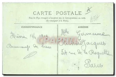 Havre — Souvenir du Havre — LL — Verso