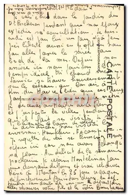 Le Havre — Molo di Southampton — Chute — Verso