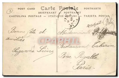 Vence (Alpes-Maritimes) — O Claou e o Baou dos Blancos — Paul Baynard, tabacs, Vence — Verso
