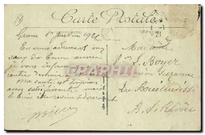 Grasse — Panorama — LL. — Selecta — Verso