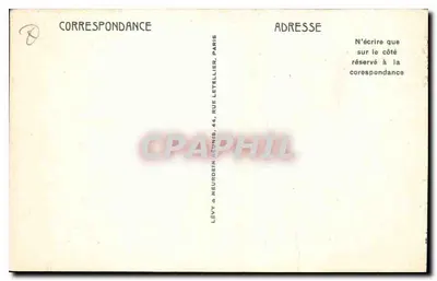 Nice — Widok z zamku — Lévy & Neurdein Réunis, Paryż — Rewers