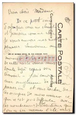 Monte-Carlo — Het Casino en het Theater — Lévy et Neurdon Réunis, 44, rue Le Tellier, Parijs — Achterkant