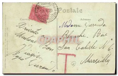 Frontiera franco-italiana — Doganieri francesi e italiani — JND Fot. — Verso