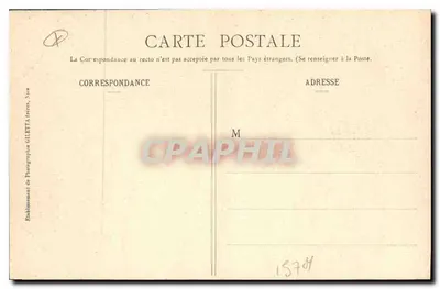 Nizza - La Spiaggia e la Diga-Promenade — Collezione Artistica n°123 — Edizione Gilettà, Nizza — Verso