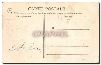 Ilha Sainte-Marguerite — Prisão do Homem de Ferro 1687-1698 — P. L. Maillan, livreiro, Cannes — Verso