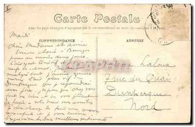 Amiens — Ogólny widok z Pałacu Jacques-Cœur — Wydawca: J. Béprès — Rewers
