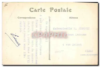 Bourges. Schody Pałacu Jacques-Cœur — n° 17 — Rewers