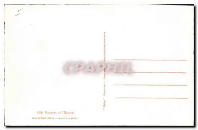 Regates i Estérel — Kolekcja Rella "La Côte d'Azur" — Reprodukcja francuska — Rewers