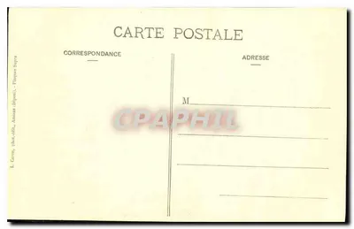 Amiens — Katedra — Stalles du Chœur — Joseph surveille les travaux de la récolte — Série N°9, Rampe de la Parclosse, 56-57, L. C. — Rewers