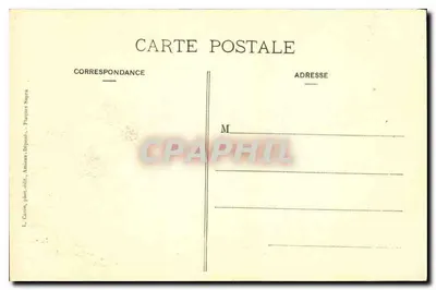 Narodziny Maryi — Odkrycie św. Anny i św. Anny — Brama Złota — L. Garcin, fot. wyd., Amiens (Depôt) — seria M3 — Rewers