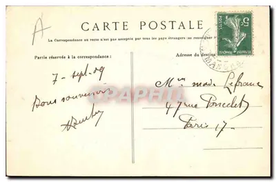 Le Mont-Saint-Michel — A Mer basse — Collection GERMAINS fils, Saint-Malo — Verso