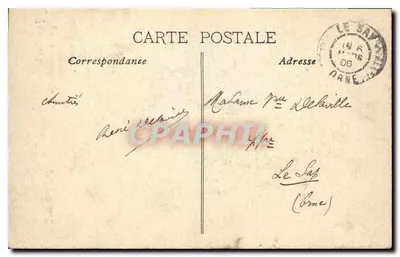 Palais Longchamp — Motif Central — Marsylia, 9 — Rewers