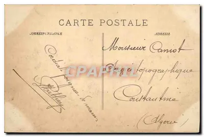 Marseille — Prefektura — wydawca C. P. A. nr 27 — Rewers