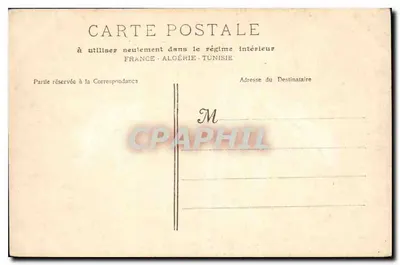 Marseille - Het Palazzo Longchamp — Fototipie E. Lacour, 10, rue Thubanéan — Achterkant