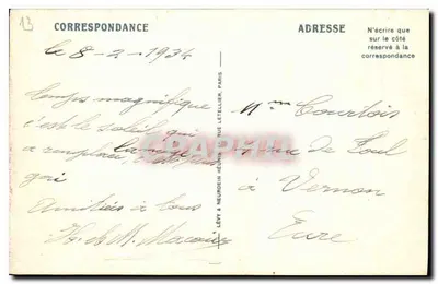 Marselha — A Rue de la République — LL — Verso