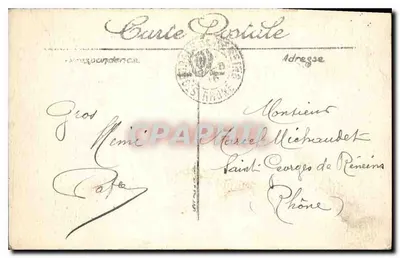 Marseille — A Entrada da Canebière — LL. Sélecta, n°168 — Verso