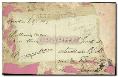 Stare Marseillete — Widok panoramiczny — E.L. — Rewers